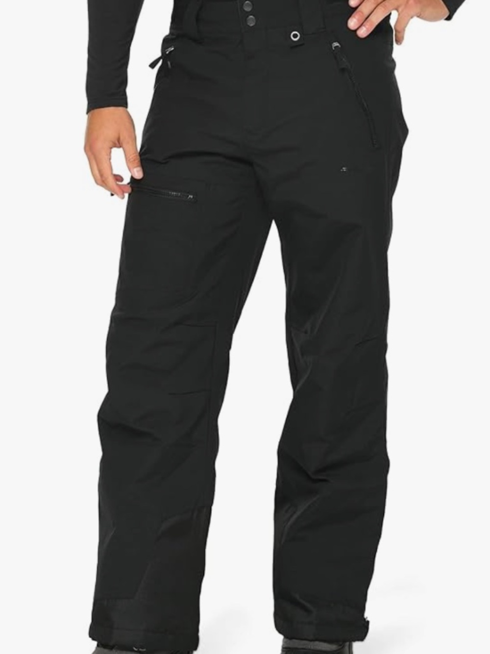 Arctix Men's Mountain Insulated Ski Pants, Black, Large/30" Inseam